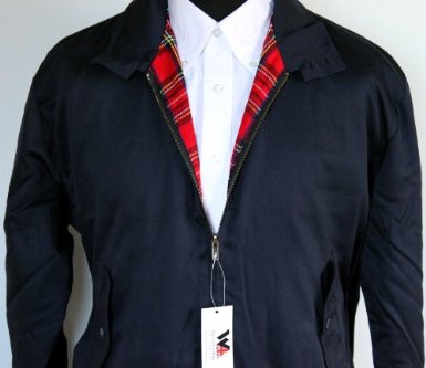 Black Harrington Jacket - Warrior
